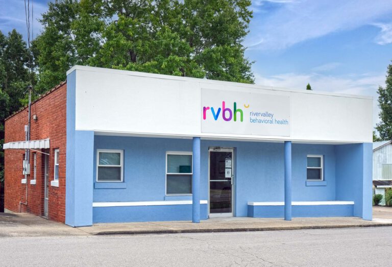RiverValley Behavioral Health Webster County Outpatient Clinic building in Providence, Kentucky.