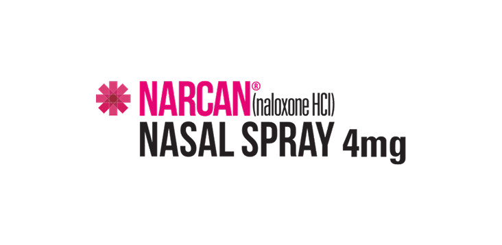 Narcan (naloxone HCl) nasal spray 4 mg logo