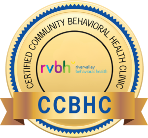 Certified Community Behavioral Health Clinic badge for RiverValley Behavioral Health